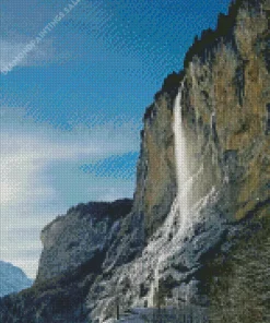 Staubbach Waterfall Diamond Painting