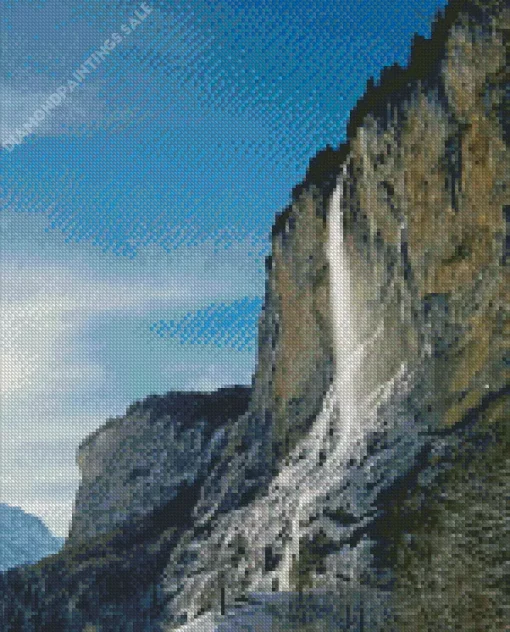 Staubbach Waterfall Diamond Painting