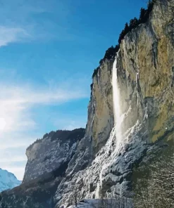 Staubbach Waterfall Diamond Painting