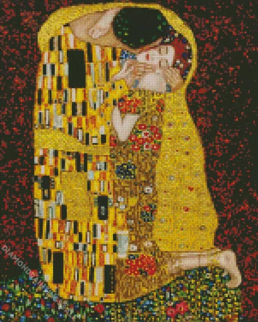 The Kiss By Gustav Klimt Diamond Painting