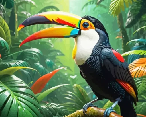 Toucan Bird Art Diamond Painting