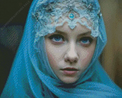 Veiled Woman Diamond Painting