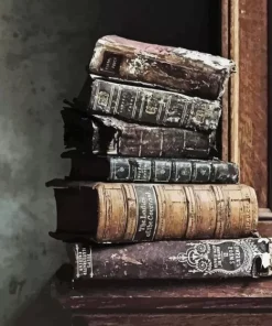 Vintage Books Diamond Painting