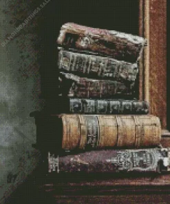 Vintage Books Diamond Painting