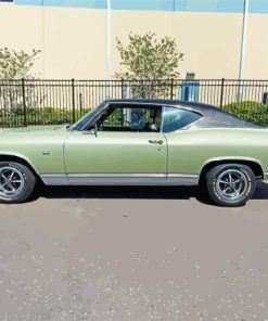 Vintage Green 1969 Chevelle Diamond Painting