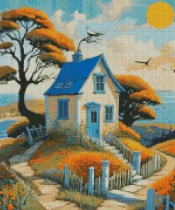 Whimsical House Diamond Painting
