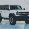 White Ford Bronco Diamond Painting