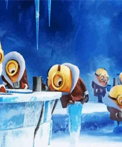 Winter Minions Diamond Painting