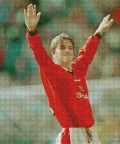 Young David Beckham Diamond Painting