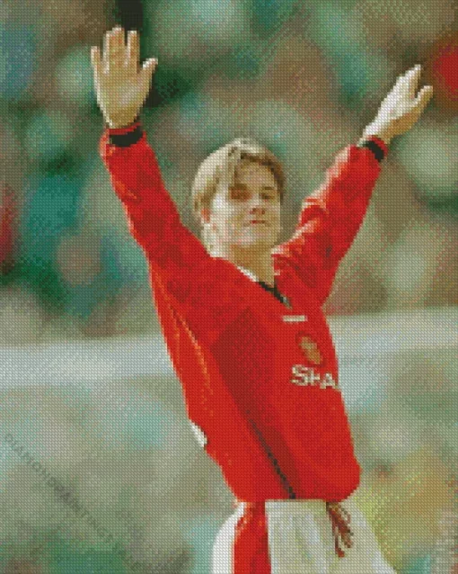 Young David Beckham Diamond Painting