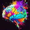 Abstract Colorful Brain Art Diamond Painting