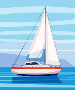Animation Boat Diamond Painting
