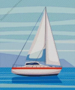 Animation Boat Diamond Painting