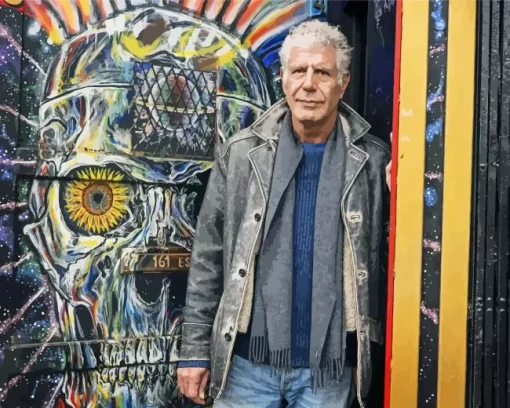 Anthony Bourdain Diamond Painting
