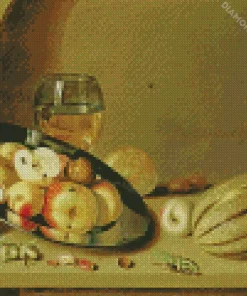 Apples Pears Peaches And Walnuts Bosschaert Diamond Painting