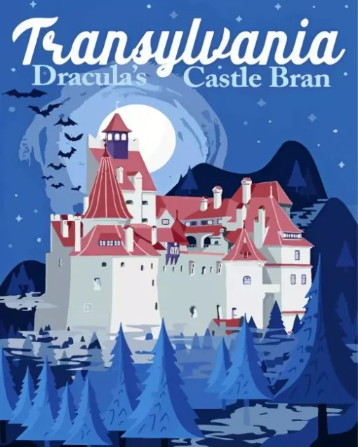 Bran Castle Poster Diamond Painting