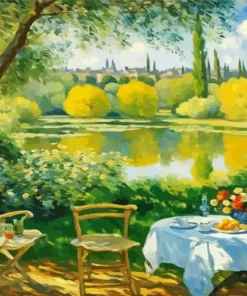 Breakfast in The Garden Art Diamond Painting