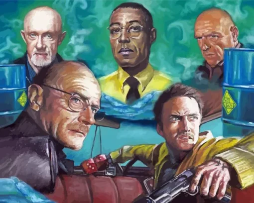 Breaking Bad Art Diamond Painting