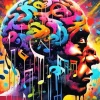 Colorful Human Brain Diamond Painting