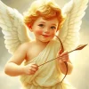 Cute Little Angel Boy Diamond Painting