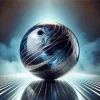 Dark Blue Bowling Ball Diamond Painting