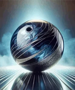 Dark Blue Bowling Ball Diamond Painting