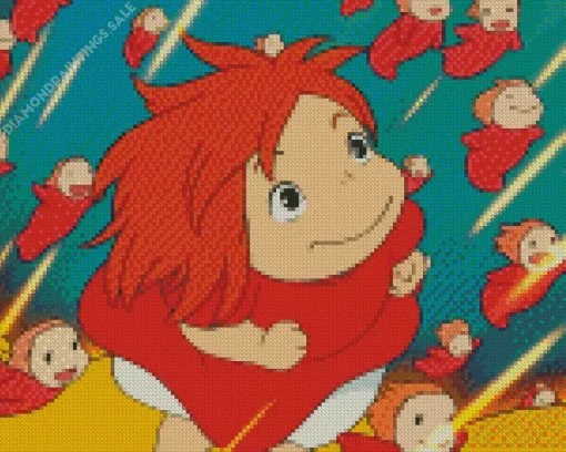 Ponyo Art Diamond Painting