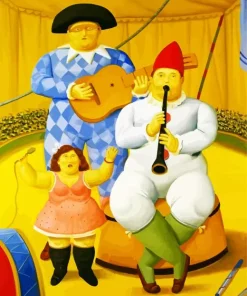 Fernando Botero Circus Musicans Diamond Painting