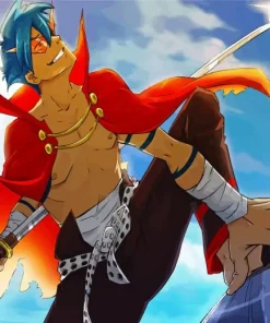 Gurren Lagann Kamina Diamond Painting