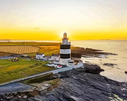 Hook Head Lighthouse Diamond Painting