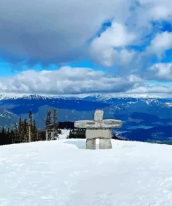 Inukshuk Whistler Diamond Painting