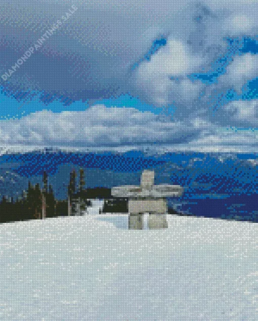Inukshuk Whistler Diamond Painting