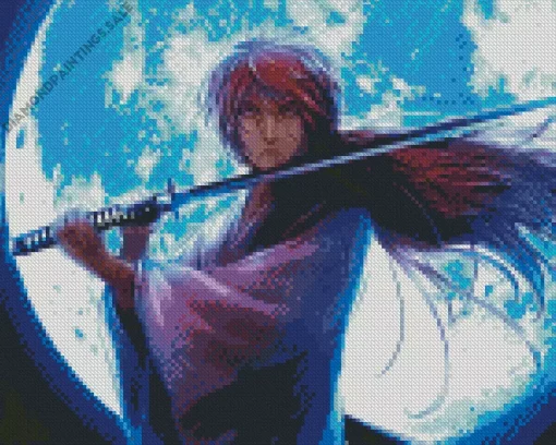 Kenshin Himura Diamond Painting