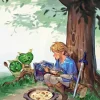 Legend Of Zelda Botw Link Cooking Diamond Painting