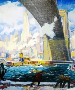 Leon Kroll Lower New York The Bridge Diamond Painting