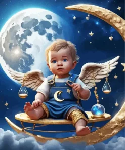 Little Angel Boy Diamond Painting
