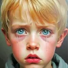 Little Boy Crying Diamond Painting