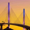 Long Beach Bridge California Diamond Painting
