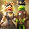 Miss Piggy and Kermit Art Diamond Painting