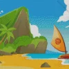 Moana Boat Diamond Painting