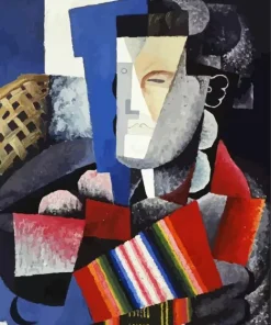 Portrait of Martín Luis Guzmán Diego Rivera Diamond Painting