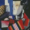 Portrait of Martín Luis Guzmán Diego Rivera Diamond Painting