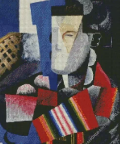 Portrait of Martín Luis Guzmán Diego Rivera Diamond Painting