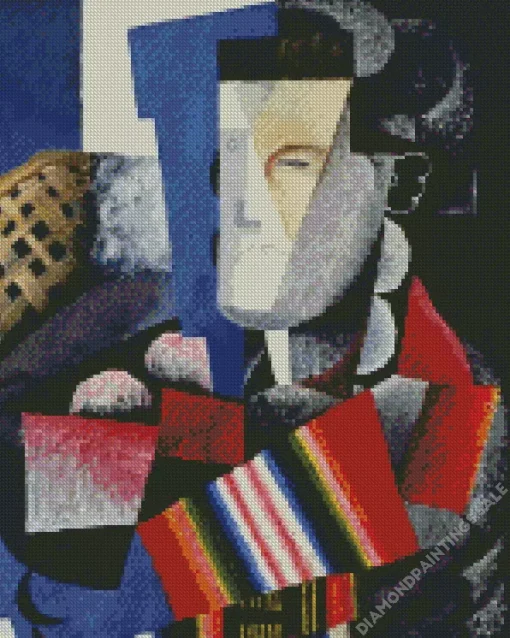 Portrait of Martín Luis Guzmán Diego Rivera Diamond Painting