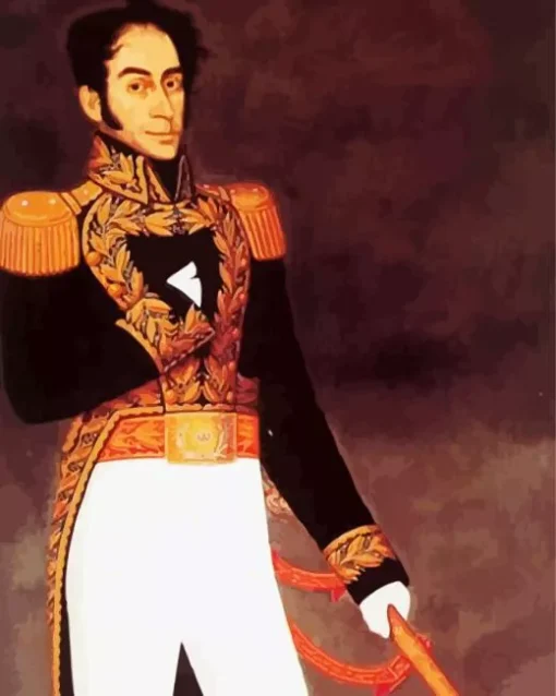 Simon Bolivar Diamond Painting