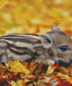 Sleepy Boar Baby Diamond Painting