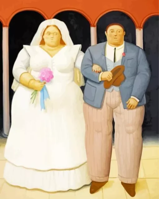The Wedding Botero Diamond Painting