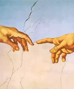 The Creation of Adam Diamond Painting