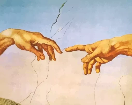 The Creation of Adam Diamond Painting