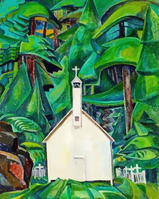 The Indian Church Emily Carr Diamond Painting